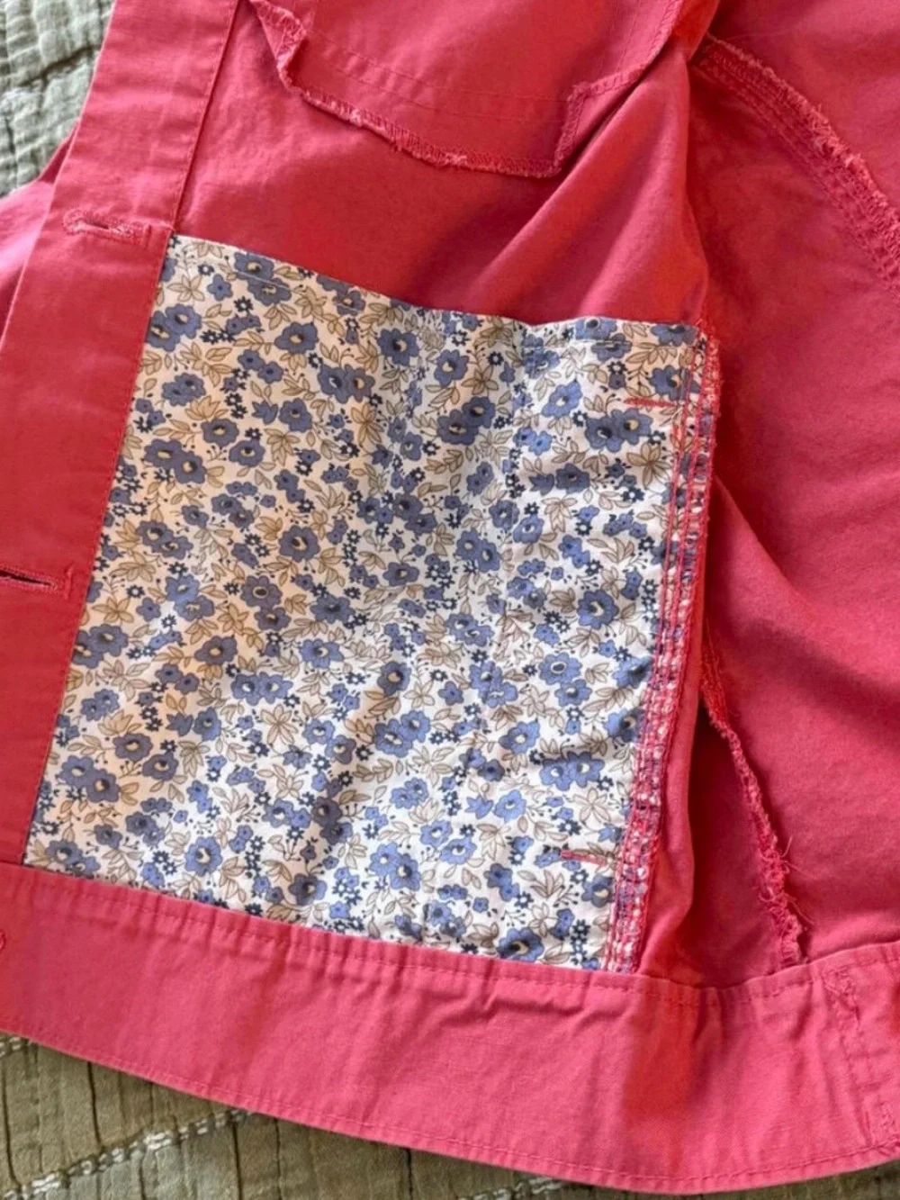 CARHARTT Wms Pink Cotton Trucker Jacket Button up Pockets Country Cowgirl SZ L - Picture 6 of 7